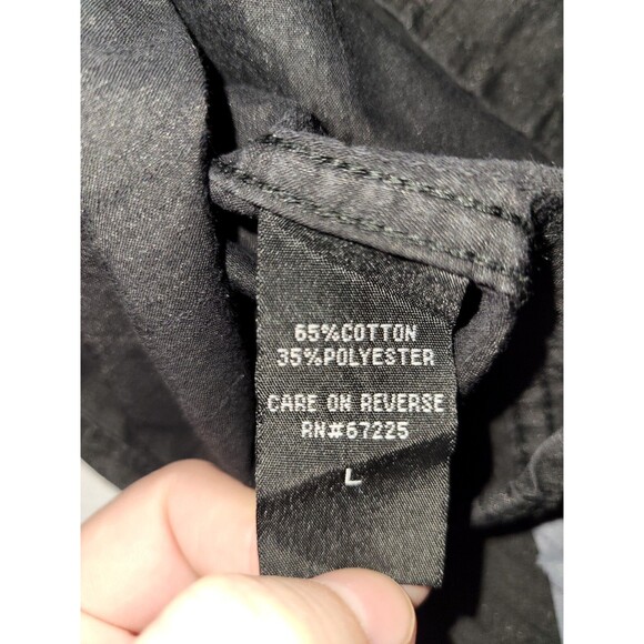 Vintage 90s Y2K Mens Large Button Up T-shirt Single Stitch Ocean Current - Picture 10 of 13